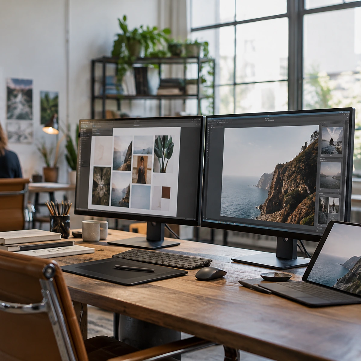 Illustrative image of a digital production workstation