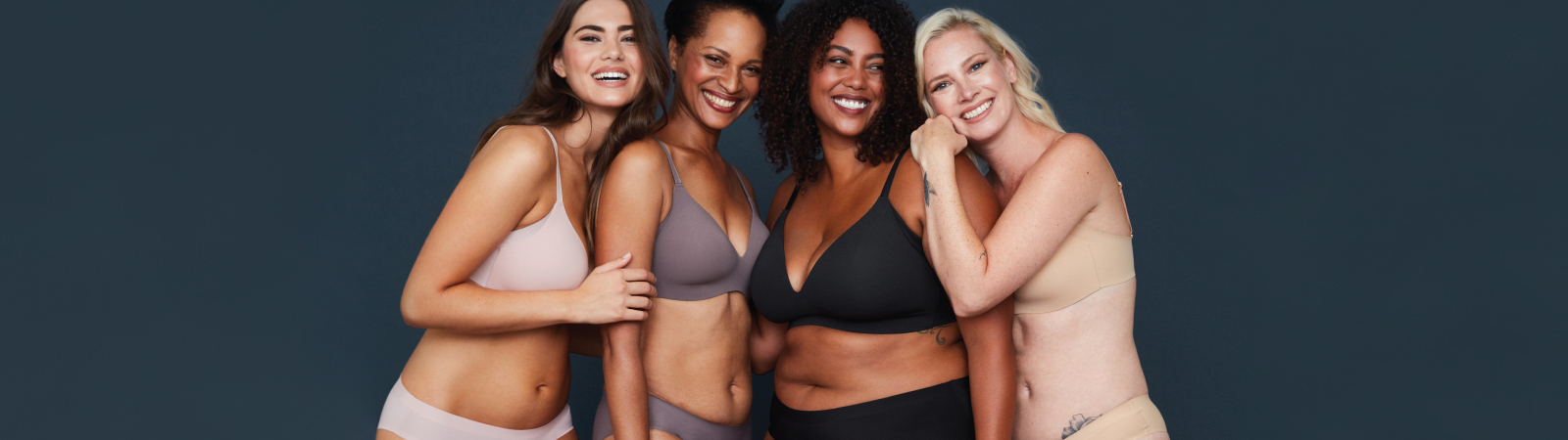Models wearing Knix intimate apparel