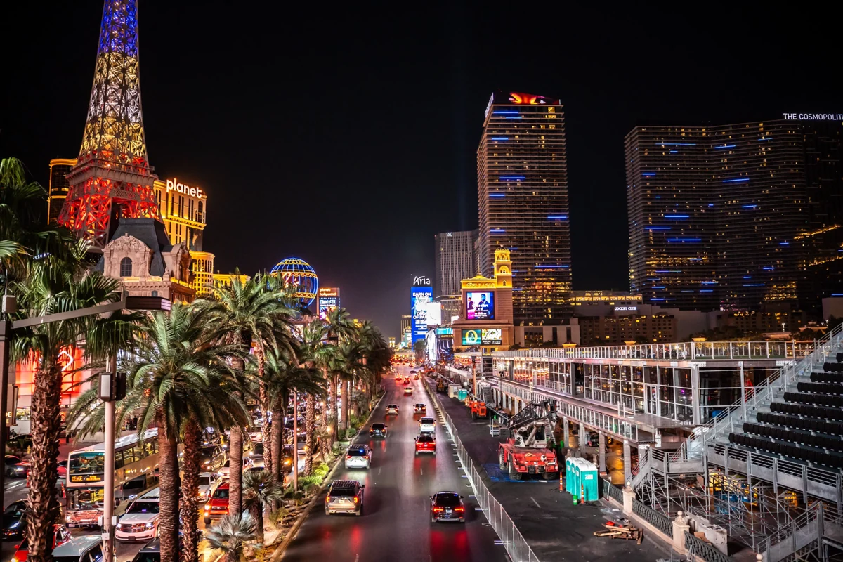Las Vegas Strip at night