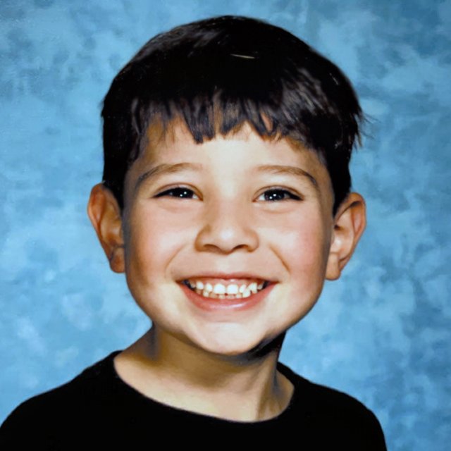 Alex Pfeffer as a child