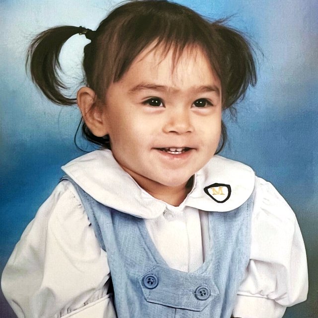 Ava LeWinter as a child