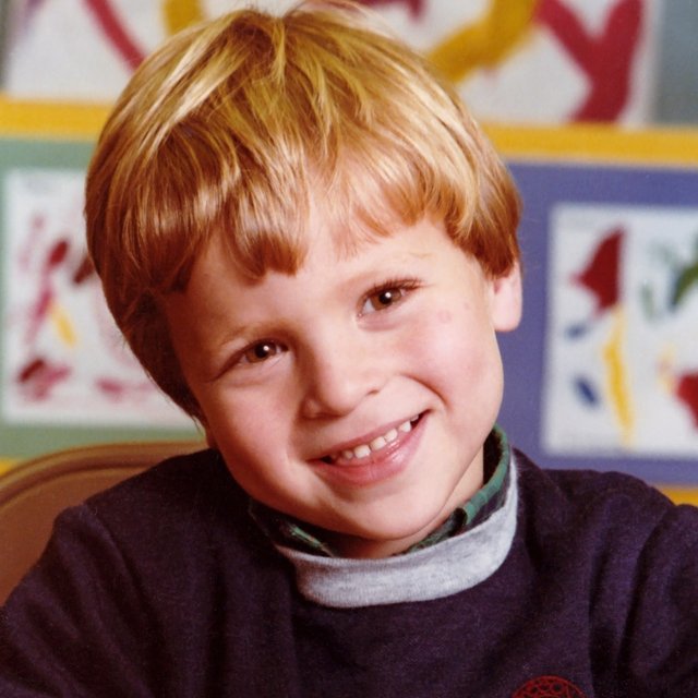 Dan Gaspar as a child