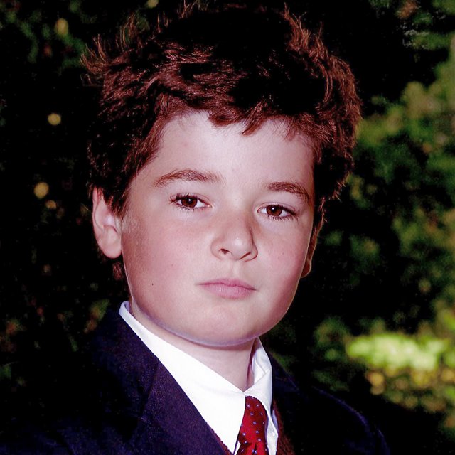 Geoff Allard as a child