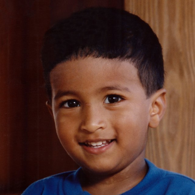 George Philipose as a child