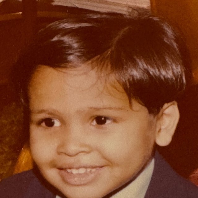 Ketan Patel as a child