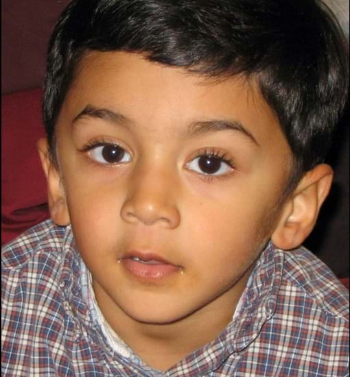 Ravi Trivedi as a child