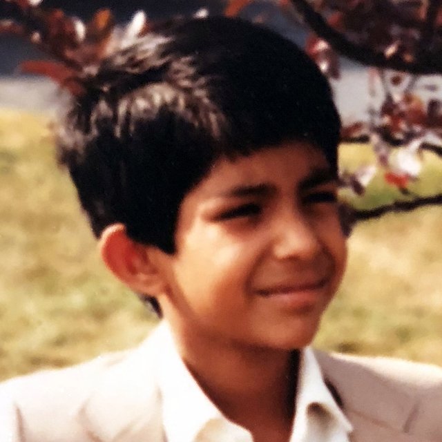 Shamit Mehta as a child