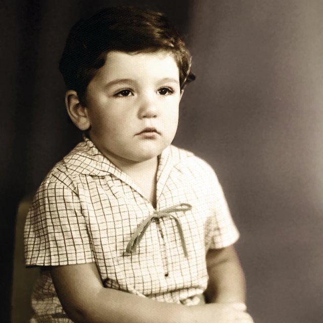 Vlad Gutin as a child